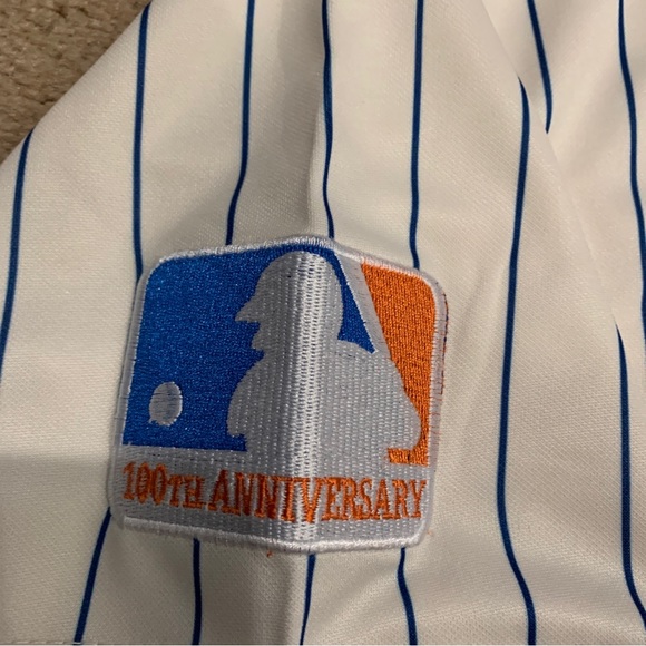 Nolan Ryan New York Mets Jersey Mens XL NWT 1969 Home Cream Pinstripe - Picture 9 of 14